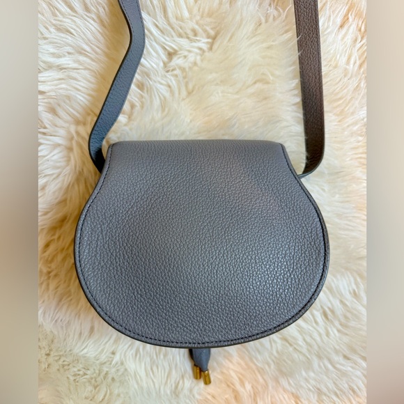 Chloe SMALL MARCIE SADDLE BAG IN GRAINED LEATHER - Picture 4 of 16